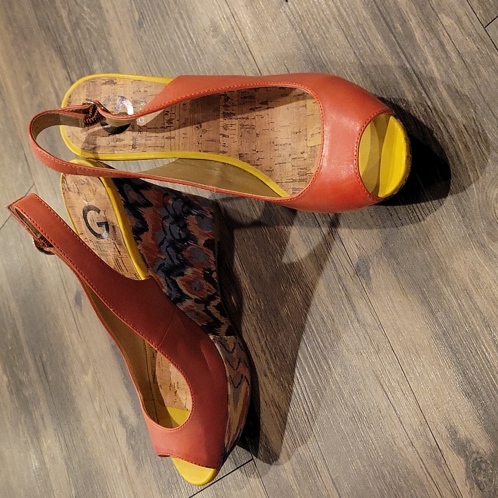 Wedge cork summer shoes